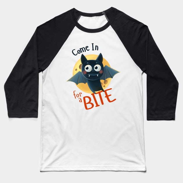 Come in for a bite Baseball T-Shirt by Anuta_D